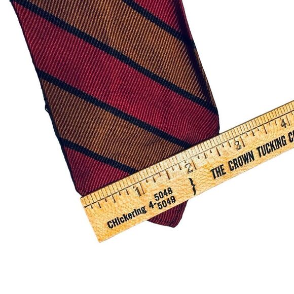 Vintage 60s Knox 5th Ave Striped Silk Ties - Picture 5 of 10